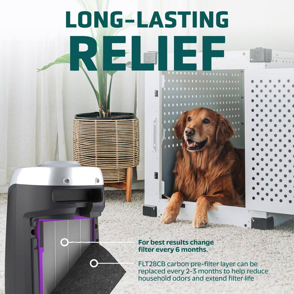 White HEPA Pet Pure Replacement Air Purifier Filter
