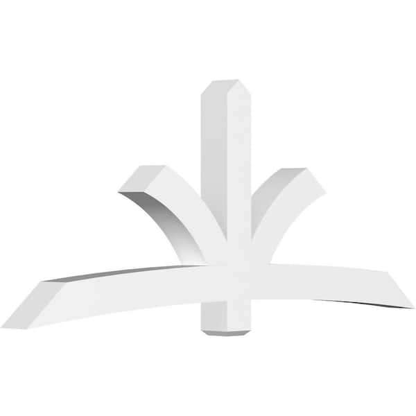 Ekena Millwork Davenport 96 in. W x 40 in. H x 6 in. D Signature Polyurethane Bracket