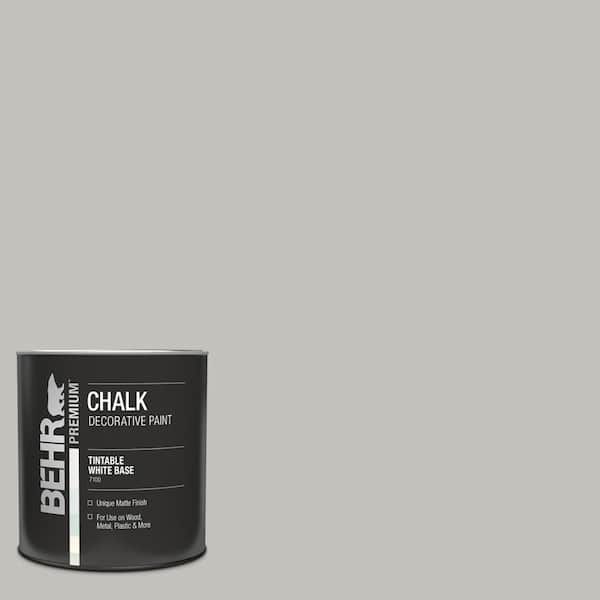 BEHR PREMIUM 1 qt. #PPU18-10 Natural Gray Interior Chalk Decorative Paint