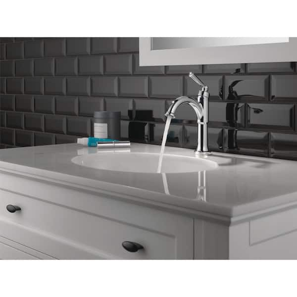 Saylor Single Handle Single Hole Bathroom Faucet in Polished Chrome