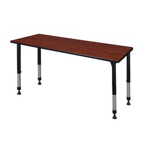 Rumel 60 in. x 24 in. H Cherry Adjustable Classroom Table