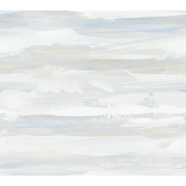 York Wallcoverings Blue and Yellow On The Horizon Textured Non-Pasted Vinyl Wallpaper