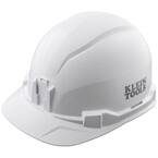 Hard Hat, Non-Vented, Cap Style, White