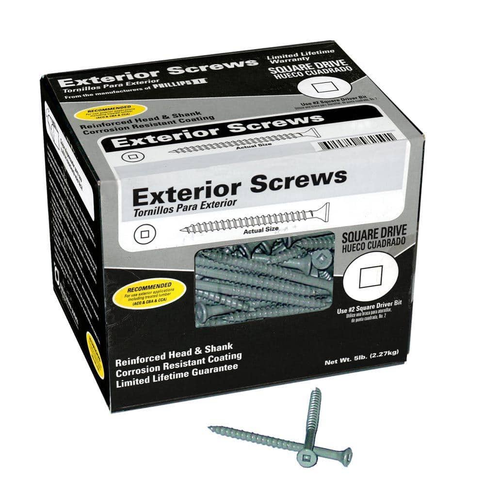 8 x 2-1/2 Piece-35 Hard-to-Find Fastener 014973151409 Square Drive Deck Screws 8 x 2-1/2 Piece-35 Hard-to-Find Fastener 014973151409 Square Drive Deck Screws