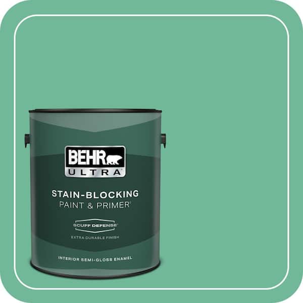 BEHR ULTRA 1 gal. #MQ6-41 Farmers Market Extra Durable Semi-Gloss Enamel Interior Paint & Primer