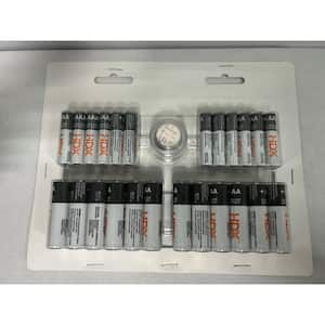 HDX 24AA/AAA 1.5V alkaline batteries+4CR2032 3V lithium batteries MIX CARD