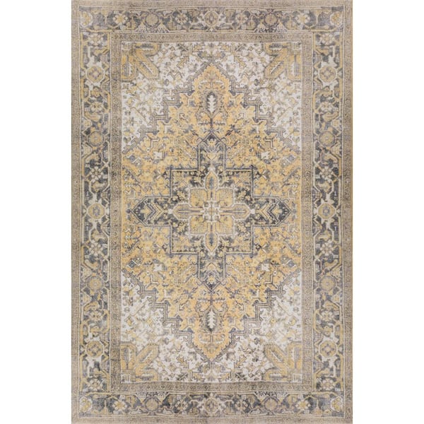 Addison Rugs Athena 3 Gold 8 ft. 6 in. x 12 ft. 9 in. Area Rug