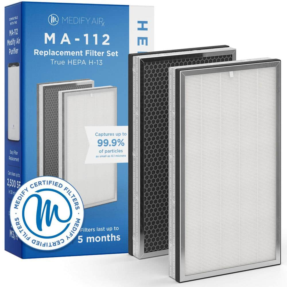 Medify Air - Medify True HEPA H13 Replacement Filter for MA-112 - Black