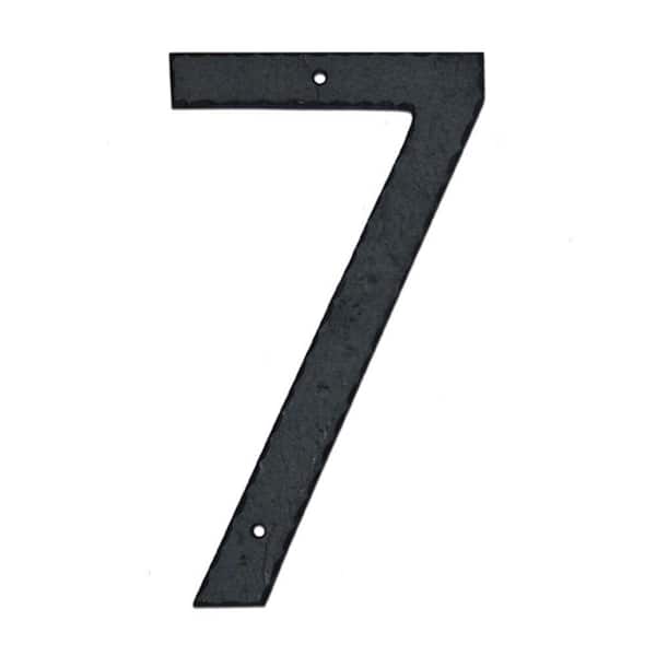 Montague Metal Products 10 in. Textured House Number 7