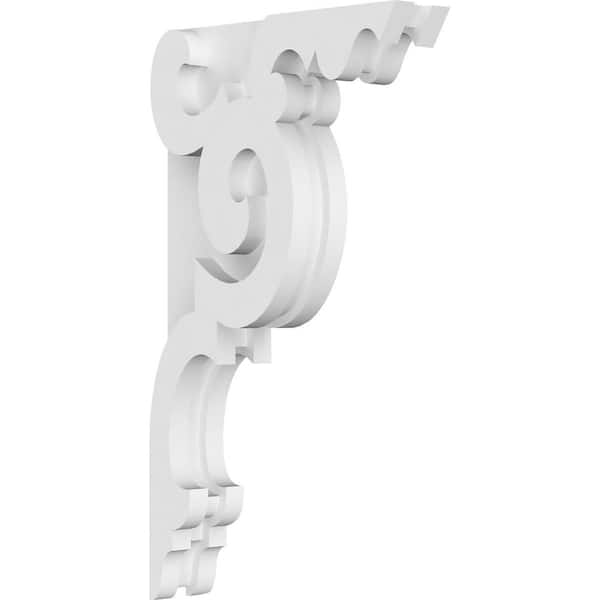 Ekena Millwork 1-7/8 in. x 14 in. x 8 in. PVC Benson Corbel