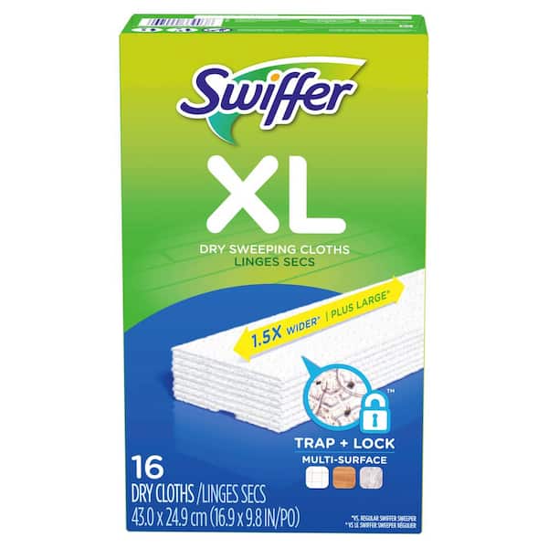 Swiffer XL Dry Sweeping Cloth Refills – Pack of 16