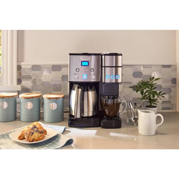Cuisinart 12-Cup Coffee Center Stainless Steel Coffee Maker and Single-Serve  Brewer SS-15P1 - The Home Depot