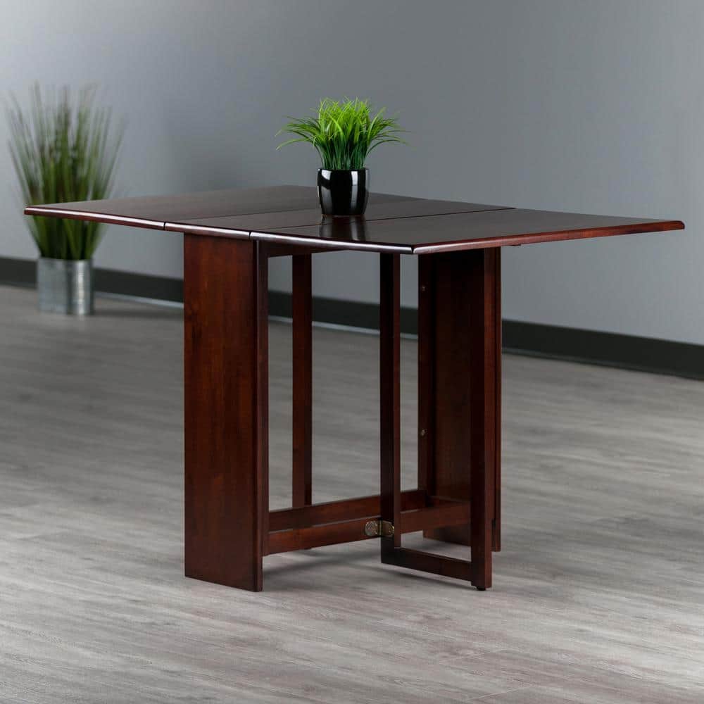 Contemporary Walnut Solid Wood Extendable Dining Table