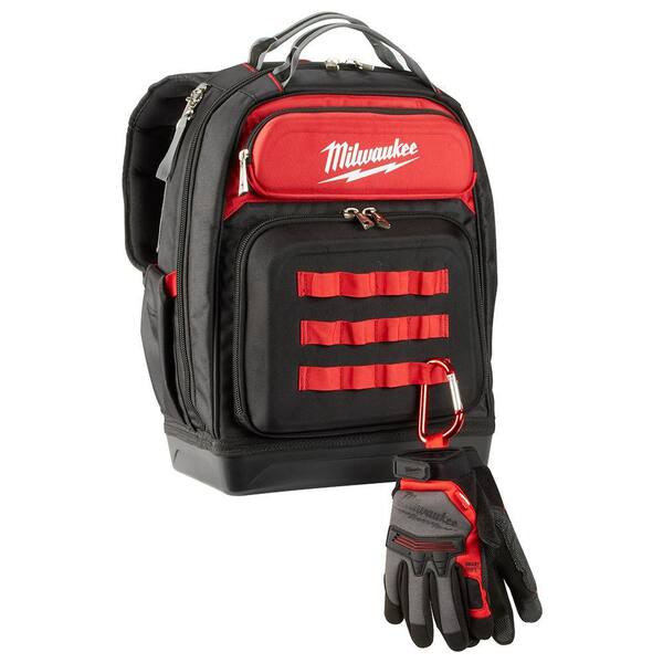 Milwaukee 15 in. Ultimate Jobsite Backpack with 25 ft. Electrician's  Compact Wide Blade Magnetic Tape Measure (2-Piece) 48-22-8201-48-22-0327 -  The Home Depot