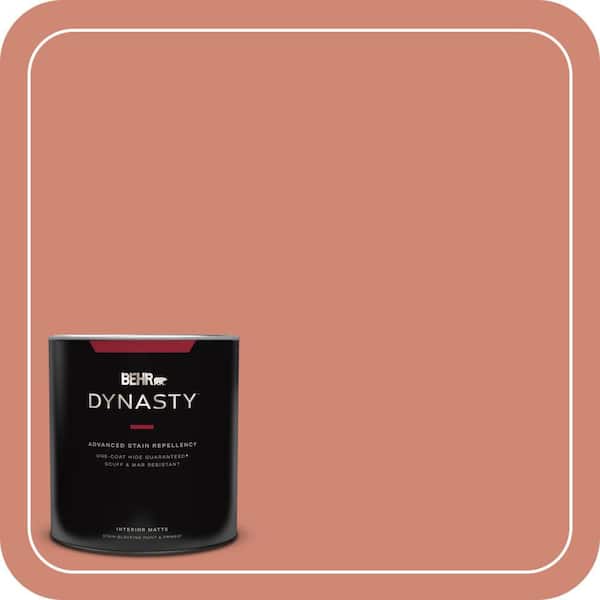 BEHR DYNASTY 1 qt. #210D-5 Copperleaf Matte Interior Stain-Blocking Paint and Primer
