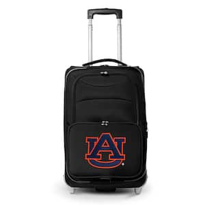 NCAA Auburn 21 in. Black Carry-On Rolling Softside Suitcase