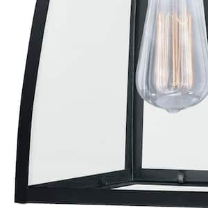 Granville 1-Light Bronze Outdoor Lantern Pendant Clear Glass