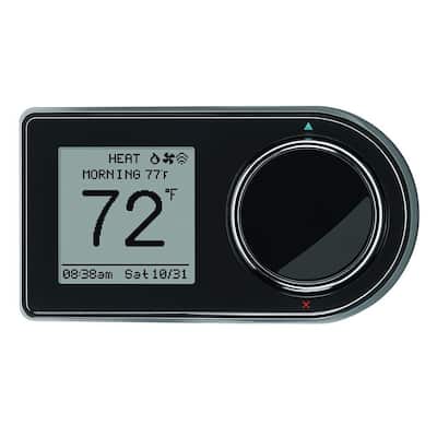 7-Day Wi-Fi Programmable Thermostat in Black