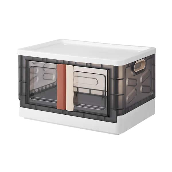 Karl home 8.4 Gal. Folding Storage Box in White