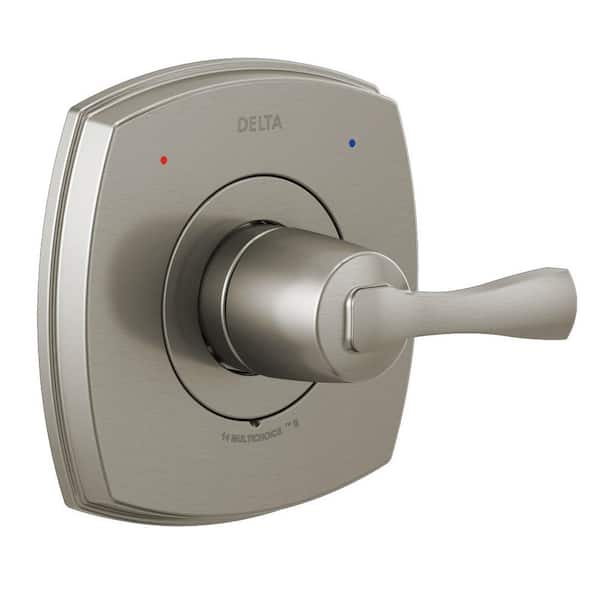 Delta Stryke 1-Handle Wall Mount Diverter Valve Faucet Trim Kit in Stainless (Valve Not Included)