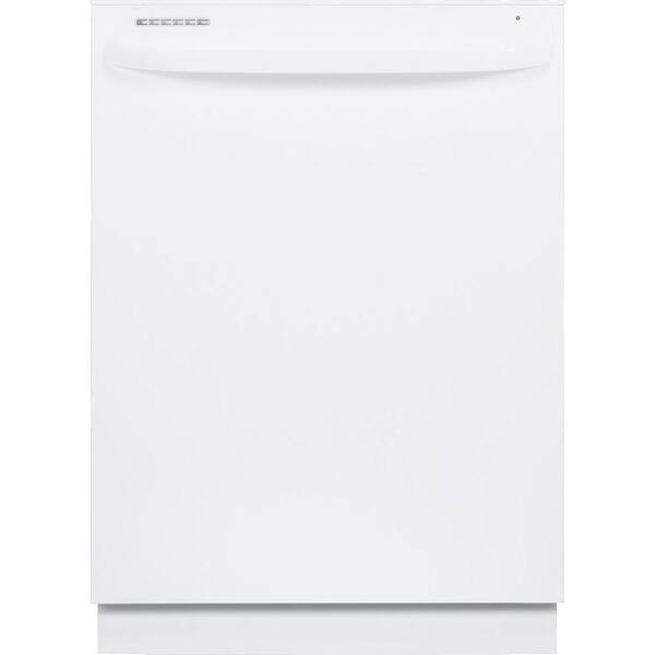 GE Top Control Dishwasher in White