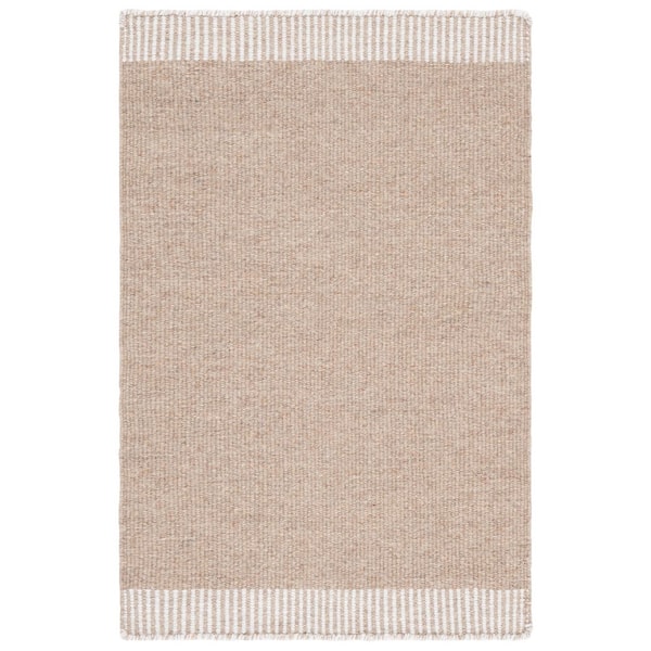 Vermont 3 ft. x 5 ft. Beige/Ivory Solid Color Modern Area Rug