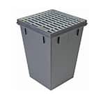 Deep Series 18 in. L x 18 in. W x 24 in. H Catch Basin with Class A Galvanized Steel Grate