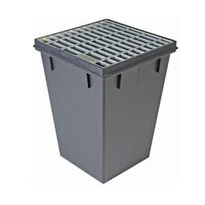 Deep Series 18 in. L x 18 in. W x 24 in. H Catch Basin with Class A Galvanized Steel Grate