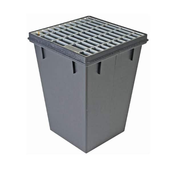 RELN Deep Series 18 in. L x 18 in. W x 24 in. H Catch Basin with Class A Galvanized Steel Grate