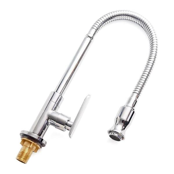 Outdoor Kitchen Sink Faucet in Chrome Finish 1 Pack 2.95 in. H x 6.85 in. W x 13.03 in. D