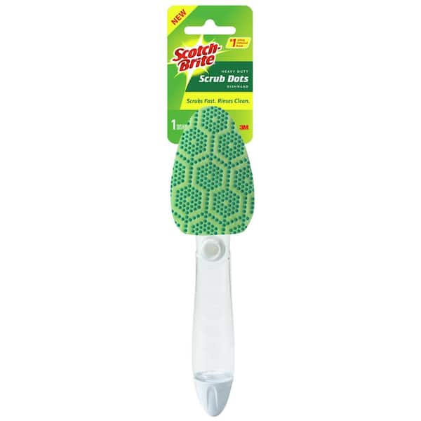 3M Scotch-Brite 2.2 in. x 9 in. Scrub Dots Heavy Duty Dishwand