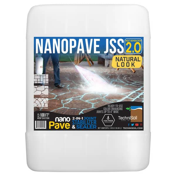 TechniSoil 5 gal. Nanopave JSS Natural 2-in-1 Joint Stabilizer and Sealer