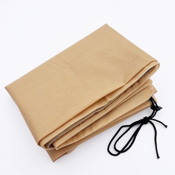 6 x 12 ft. Burlap Shade with Rope for Pergola Canopy Garden Greenhouse