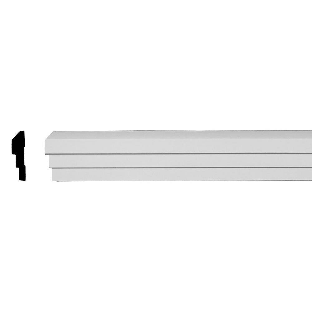 Gray Polyurethane Standard Panel Moulding 94.5" Length