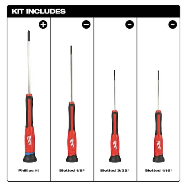 Jobsite Backpack and Precision Combination Screwdriver Set (4-Piece)