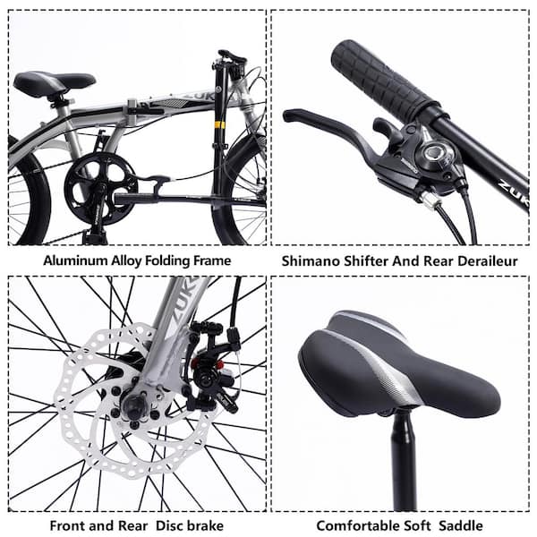 Aluminum best sale folding bike