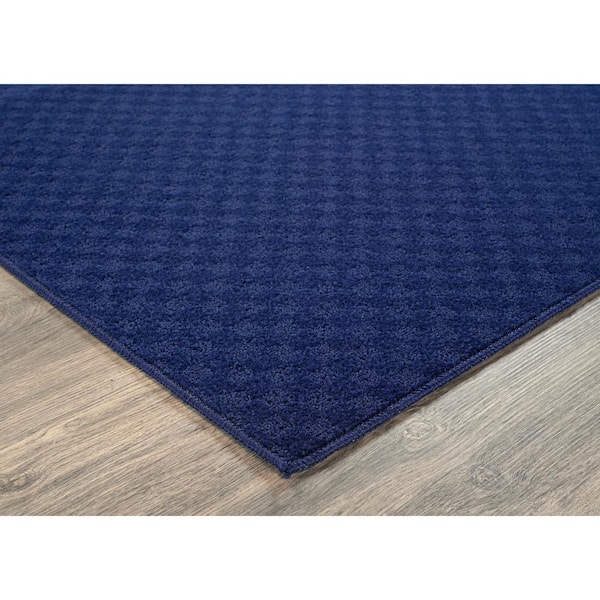 Medallion 5 ft. x 8 ft. Navy Geometric Area Rug