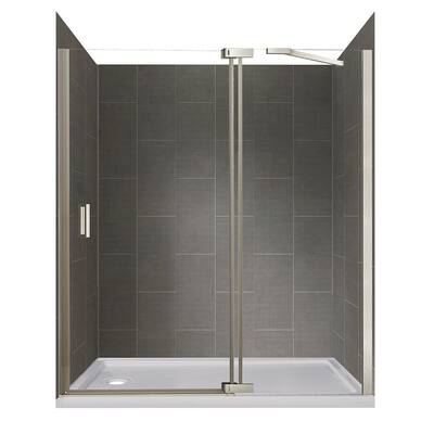 60 X 32 Shower Stalls Kits Showers The Home Depot