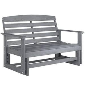 1-Piece 43.3 in. W x 25.19 in. D x 36.81 in. H Light Gray