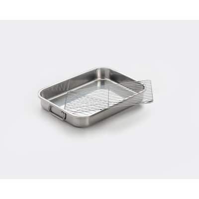GRANITESTONE 6.8 qt. Aluminum Nonstick Diamond Infused Coating Covered Oval  Roasting Pan with Lid 7510 - The Home Depot