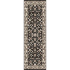 Palmer Gray 3 ft. x 8 ft. Indoor Runner Rug