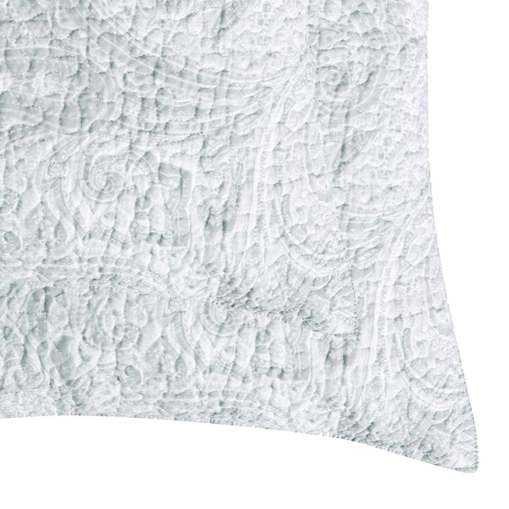 Spruce Grey Cotton Euro Shams Set of 2