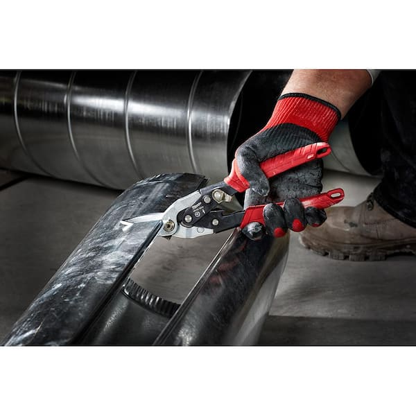 Milwaukee 10 in. Left-Cut and Right Cut and Straight Cut
