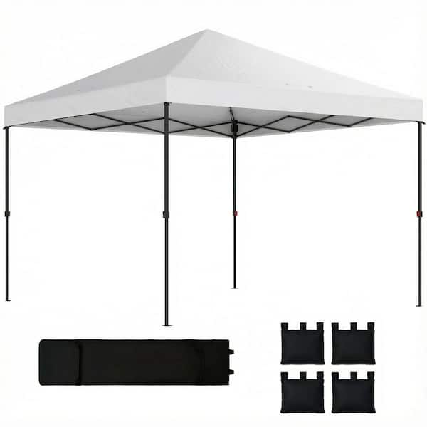 10 ft. x 10 ft. White Pop-Up Canopy