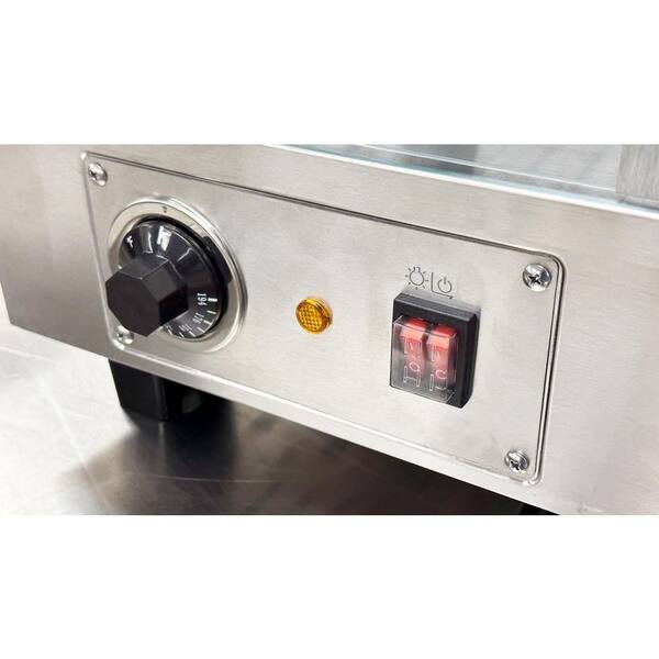 Cooler Depot 186 Stainless Steel Buffet Warmer Server with