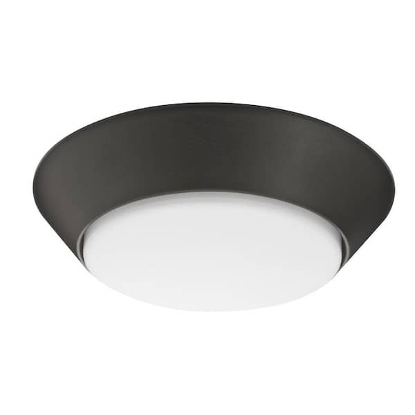Lithonia Lighting Versi Lite 7 in. 9-Watt Textured Bronze Integrated LED Flush Mount