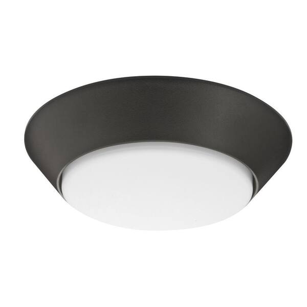 Lithonia Lighting Versi Lite 9-Watt Textured Bronze Integrated LED Flushmount