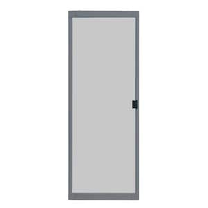 Unique Home Designs 30 in. x 80 in. Adjustable Fit Gray Steel