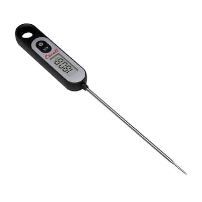 Stainless Steel Digital Cooking Thermometer - grey - Bed Bath