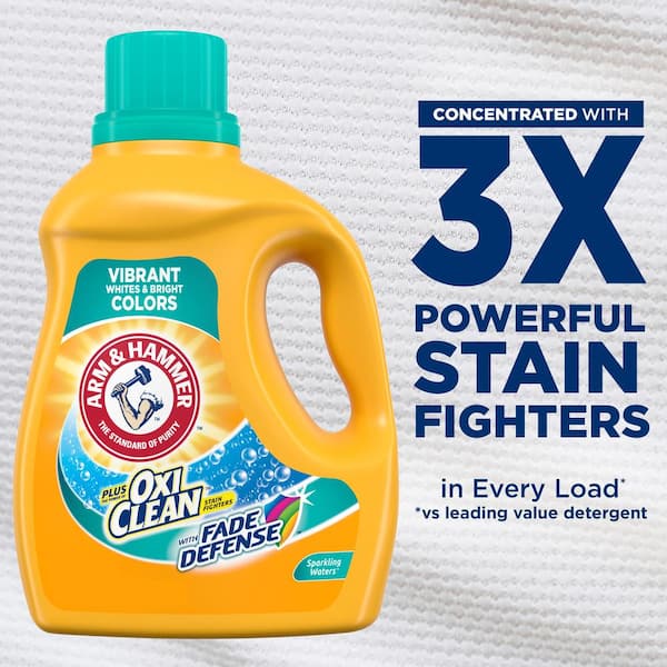 Sparkling Waters Plus Fade Defense Liquid Laundry Detergent, 77-Loads, 100.5.fl.oz.